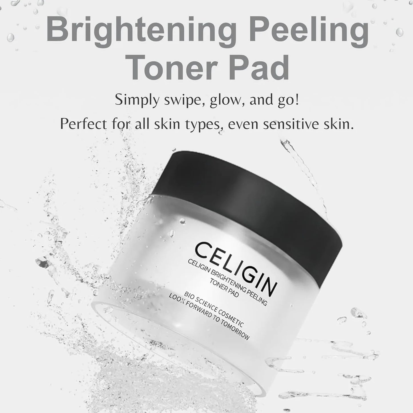 CELIGIN Brightening Peeling Toner Pad