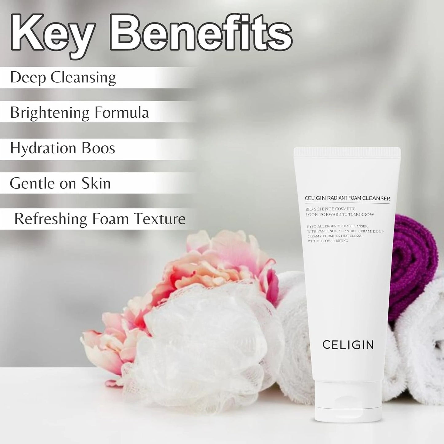 CELIGIN Radiant Foaming Face Wash