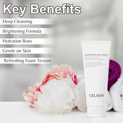 CELIGIN Radiant Foaming Face Wash