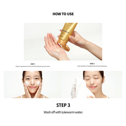 Gold Snail Foam Cleasning