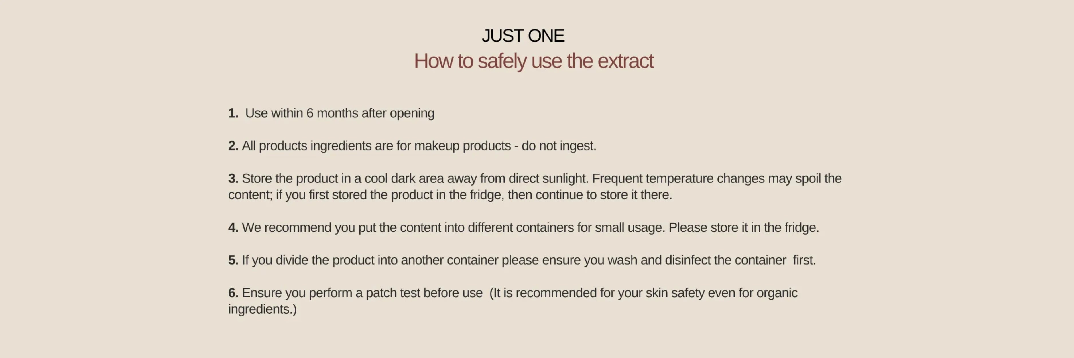 Skin care basics